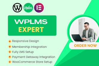 build an elearning wordpress website using wplms theme