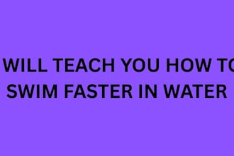 teach you how to swim faster in water