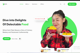 create woocommerce ecommerce website with modern design