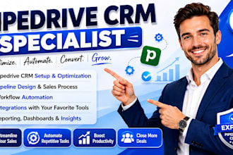 be your expert pipedrive CRM consultant