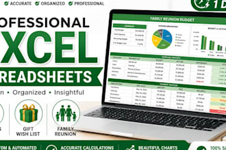 design family reunion organizer excel spreadsheet gift wish list wedding