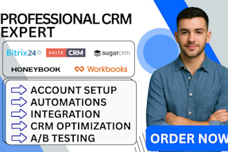 setup honeybook bitrix24 automation workbooks crm sugarcrm suitecrm integration