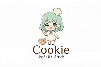 draw cute logo for your brand