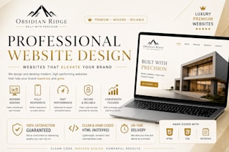 create premium websites for your brand