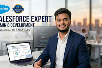 be your expert salesforce administrator and developer