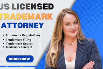 be your US trademark attorney registration, and patent filling