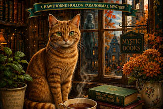 design a cozy mystery book cover for amazon kdp