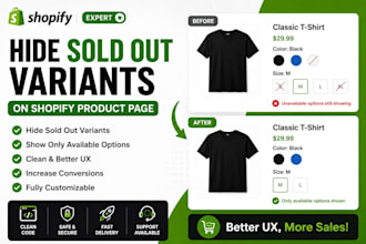 hide sold out variants on shopify product page