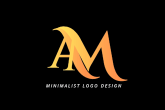 design modern minimalist and monogram