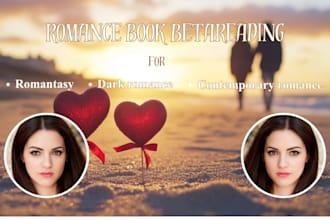 beta read for dark romance, romantasy, contemporary romance, book beta reading
