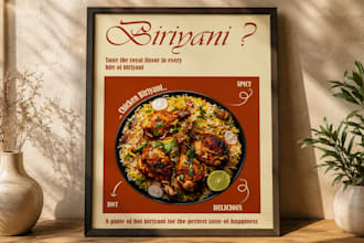 design professional and eye catching posters