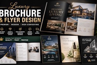 design luxury real estate brochure professional brochure brochure for business