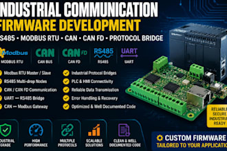 industrial firmware rs485 modbus can can fd protocol bridge and gateway