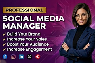be your social media marketing manager and content creator