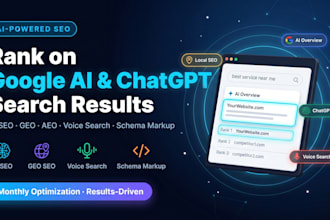 do monthly ai seo, geo, aeo optimization, website for ai search and voice search