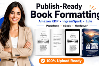 professionally format your book for ingramspark, lulu barnes and noble