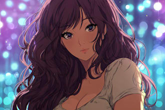 draw any sfw character in anime style