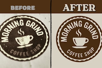 vectorize your logo or image into a clean svg or ai file