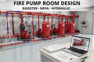 draw firefighting system layout hydrant drawing nfpa calculations fire detection