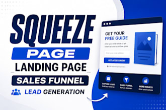 create wordpress squeeze page landing page for lead generation and email capture