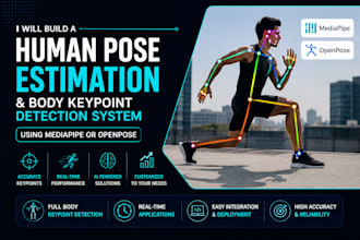 build human pose estimation, sports, body keypoint detection system on mediapipe