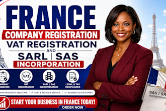 do france company registration, vat registration, and sarl sas incorporation