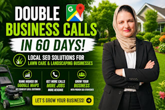 do landscaping and lawn care local SEO for google maps ranking and leads