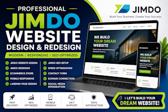 design jimdo website redesign jimdo website jimdo SEO website setup