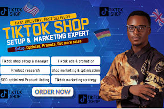 set up germany tiktok shop, facebook shop and fix tiktok shop
