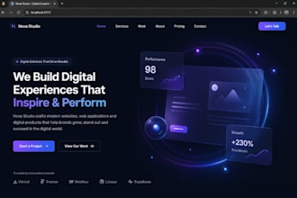 design a professional website for your buisness