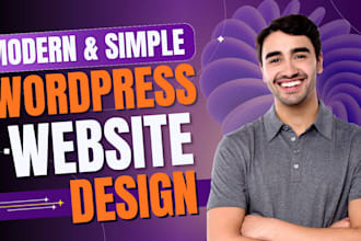 build a mordern wordpress startup business  website development, landing page
