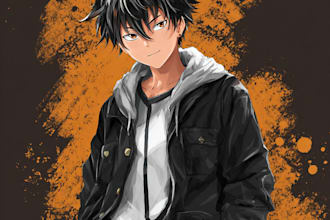 draw any sfw character in anime style