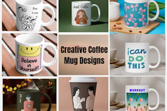 design custom coffee mugs with unique artwork
