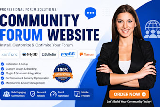 design community forum website with xenforo, mybb, vbulletin and flarum