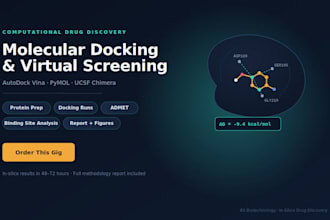 perform molecular docking and virtual screening for drug discovery