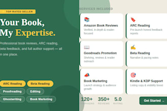 professionally review your book, ebook and arc read it on amazon