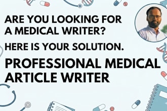 write medical content and medical blogs