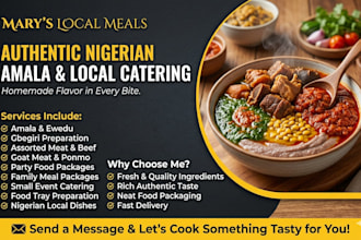 cook delicious amala ewedu and gbegiri for your event or restaurant