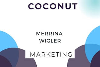 create a coconut website for you and business