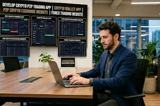 develop crypto p2p trading app crypto wallet app p2p crypto exchange website