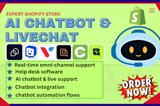 setup shopify store ai chatbot live chat myshop smartbot verifast automations