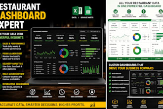build a professional restaurant sales and KPI dashboard