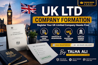 provide UK company formation, vat and business setup service