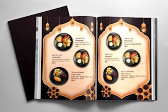 do food menu design, restaurant menu design, food flyer