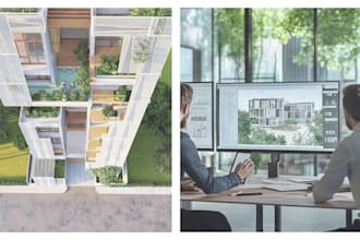 do 3d architecture 3d model exterior design exterior rendering 3d exterior plan
