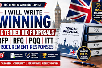write winning UK tender bid proposals rfp rfq pqq and itt procurement responses