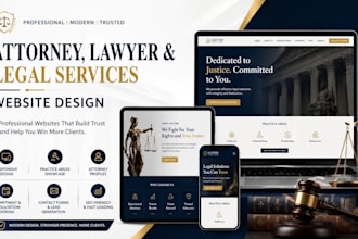 design responsive attorney, lawyer and legal services website