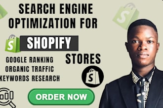 do shopify seo to improve ecommerce ranking, sales and traffic