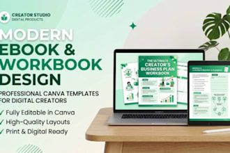 create professional canva ebook and PDF design