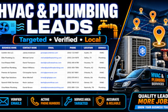 generate exclusive hvac and plumbing leads for local businesses